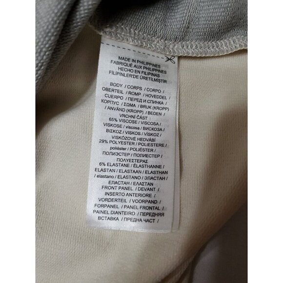 Lauren Ralph Lauren Womens Cowl Neck Size Medium Active Color Block Sweatshirt - Picture 7 of 9